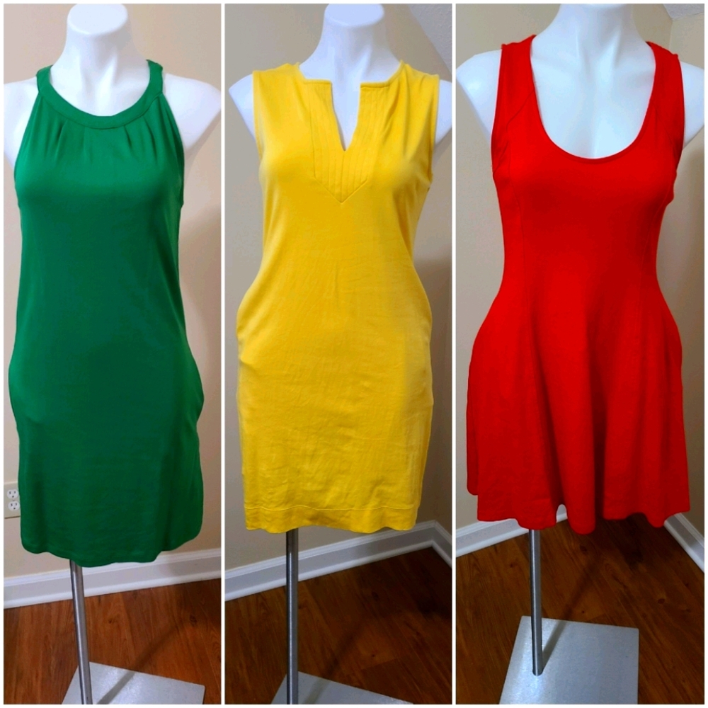 Cotton dress with pockets